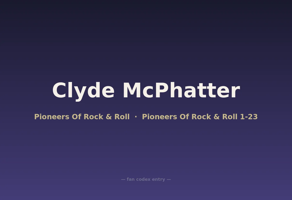 Clyde McPhatter