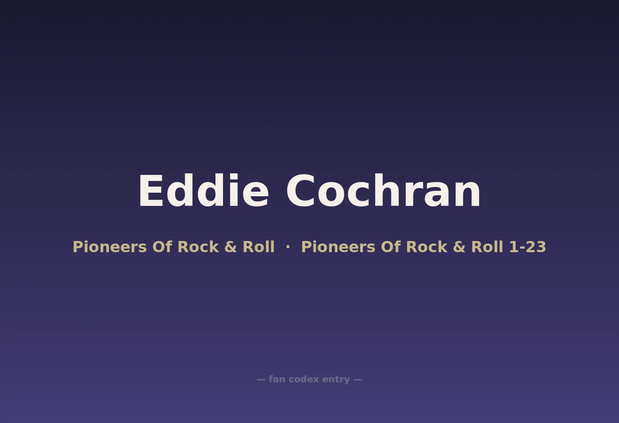 Eddie Cochran