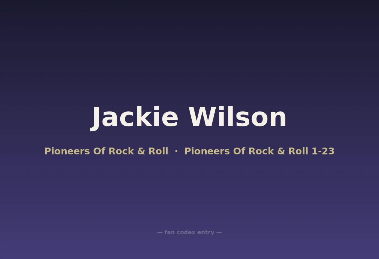 Jackie Wilson